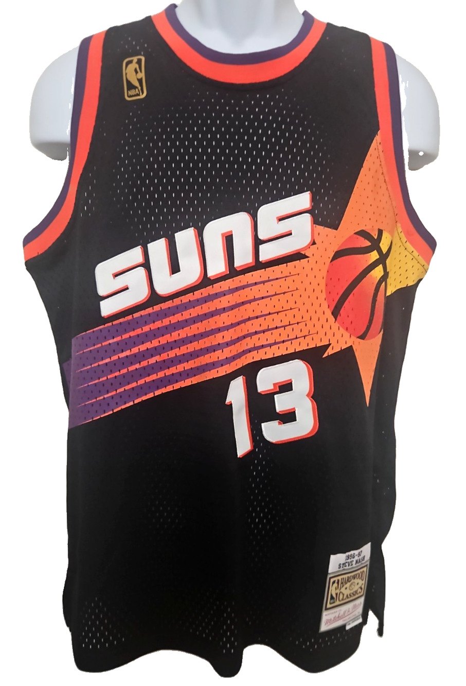 Mitchell & Ness Men’s XL Black Jersey Phoenix Suns 1996-97 Steve Nash NWOT
